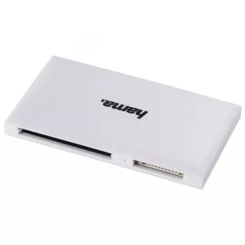 Hama USB 3.0 Multi-Kartenleser, SD/microSD/CF/MS, weiß