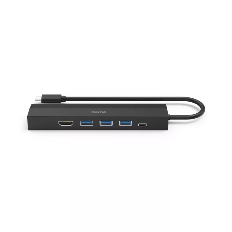 Hama 00200144 interface hub USB 3.2 Gen 1 (3.1 Gen 1) Type-C 5000 Mbit/s Schwarz