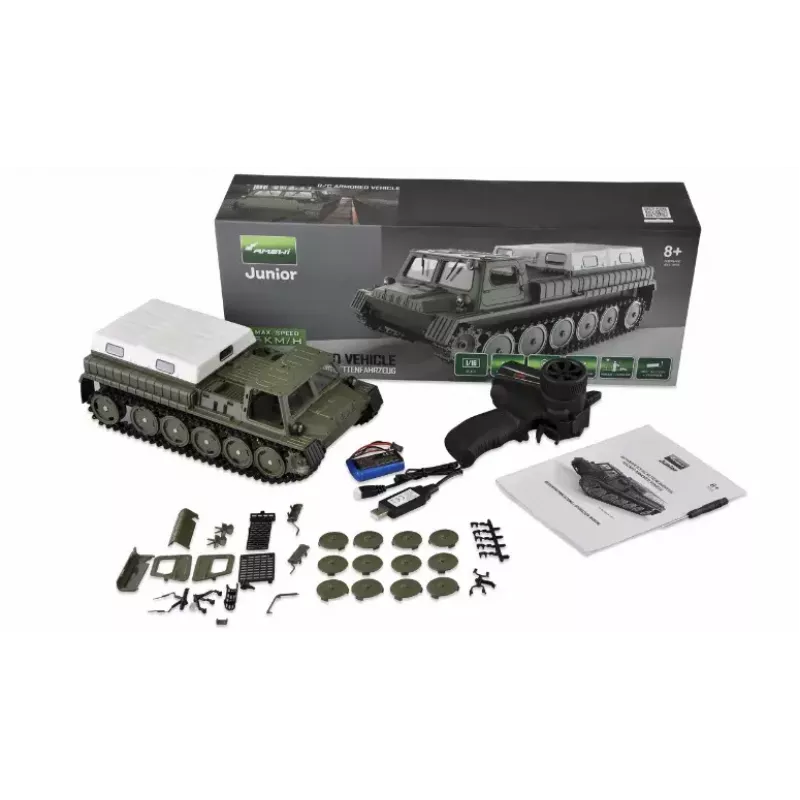 Militär-LKW Amewi 22617 Elektromotor 1:16 für Kinder ab 8 Jahren
