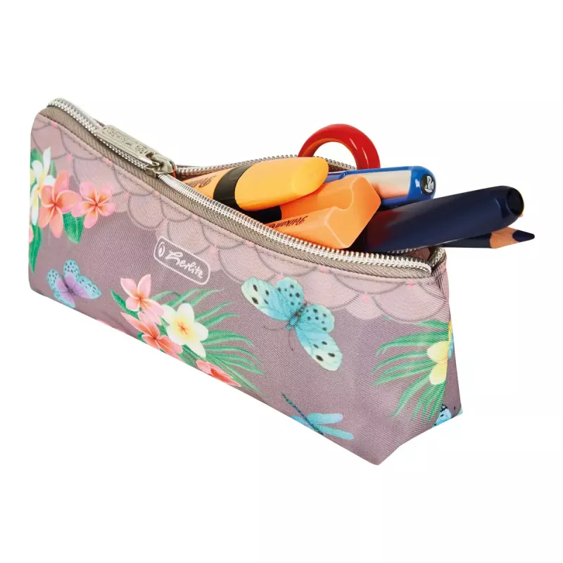 Weiche Federmappe Herlitz Ladylike Schmetterlinge Mehrfarbig 215x50x85 mm