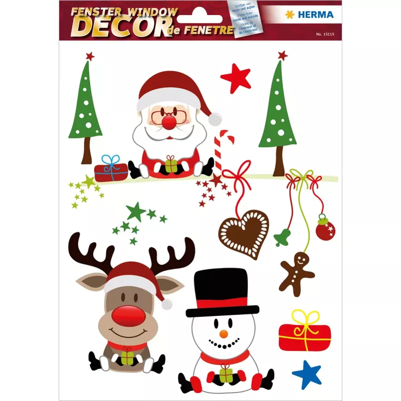 Deko-Sticker HERMA 15548 Mehrfarbig Wiederablösbar 75 Stück