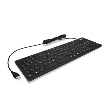 KeySonic KSK-8030 IN (CH) Tastatur Industrial USB QWERTZ Schweizer Schwarz