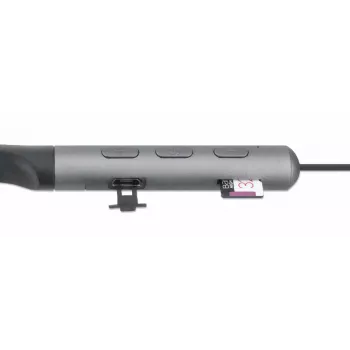 Manhattan Bluetooth In-Ear-Headset mit Nackenband, Mikrofon, integrierten Bedienelementen, schweißfest, geräuschisolierend, 5 Stunden Nutzungsdauer, max. Reichweite 10 m, MicroSD-Kartensteckplatz, Bluetooth v5.0, USB-A-Ladekabel im Lieferumfang, drei Jahre Garantie