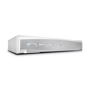 Lindy 4 Port KVM Switch Pro USB 2.0, DisplayPort 1.2 mit TTU