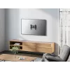 Manhattan Wandhalterung für TV & Monitore (fest, ultraflach), Für Bildschirme 23 Zoll bis 42 Zoll, VESA-Kompatibilität: alle zwischen 75 x 75 mm bis 200 x 200 mm – überprüfen Sie die Abmessungen der vier Befestigungslöcher auf der Rückseite des Bildschirms, um sicherzustellen, dass sie passt, Max. 45 kg, Schwarz, Halterung