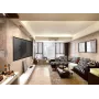 Equip 23 Zoll-42 Zoll schwenkbare TV-Wandhalterung, 75 x 75 mm, 200 x 200 mm, -7,5 - 7,5°, -25 - 25°, Stahl, Schwarz