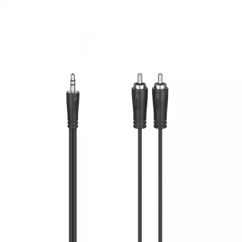 Hama 00205109 Audiokabel 0,75 m 3,5 mm 2 x Cinch Schwarz