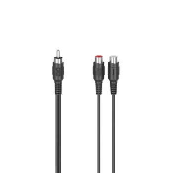 Hama 00205183 Audiokabel Cinch 2 x Cinch Schwarz