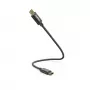 Hama 00201604 USB-Kabel USB 2.0 0,2 m USB C Schwarz