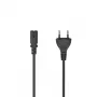 Hama 00223273 Netzkabel Schwarz 1,5 m C7-Kupplung