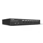 Lindy 8 Port DisplayPort 1.2, USB 2.0 und Audio KVM Switch, 3840 x 2160 Pixel, 4K Ultra HD, Rack-Montage, 1U, Schwarz