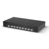 Lindy 8 Port DisplayPort 1.2, USB 2.0 und Audio KVM Switch, 3840 x 2160 Pixel, 4K Ultra HD, Rack-Montage, 1U, Schwarz