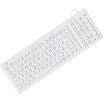 KeySonic KSK-6031INEL-Wh (DE) Tastatur Industrie USB QWERTZ Deutsch Weiß