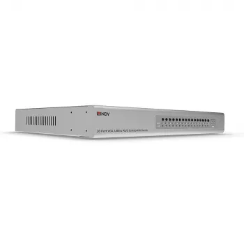 Lindy 16 Port VGA und USB Combo KVM Switch, Rackmontage, Silber
