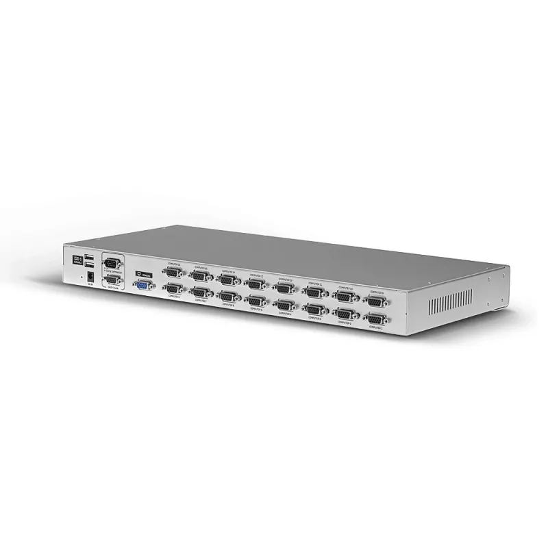Lindy 16 Port VGA und USB Combo KVM Switch, Rackmontage, Silber