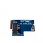 Shuttle Adapterplatine für eine WLAN-Karte für Edge-PCs EN01J3/EN01J4 Schnittstellenkarten/Adapter Intern M.2