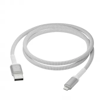 USB-A-auf-Lightning-Kabel d bramante re-charge Pro BRD Kabel 1,2 m, weiß