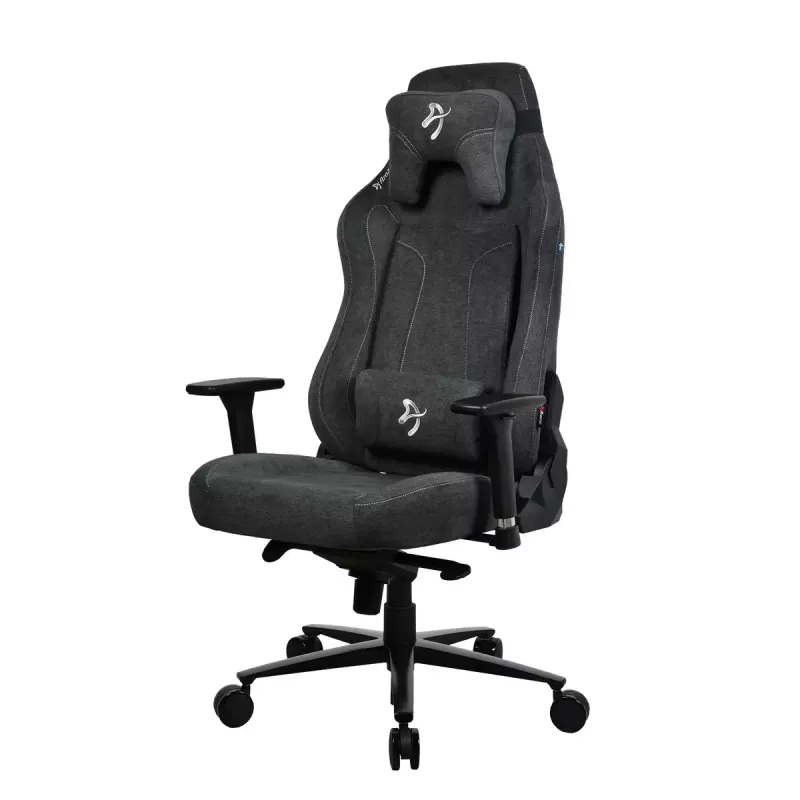 Gaming Chair Arozzi Vernazza XL Softfabric Dark Grau Ergonomic Design