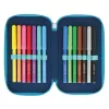 Herlitz TriCase Dip Dye 31-tlg. Blau Türkis Polyester 190x115x70 mm