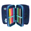 Herlitz TriCase Dip Dye 31-tlg. Blau Türkis Polyester 190x115x70 mm