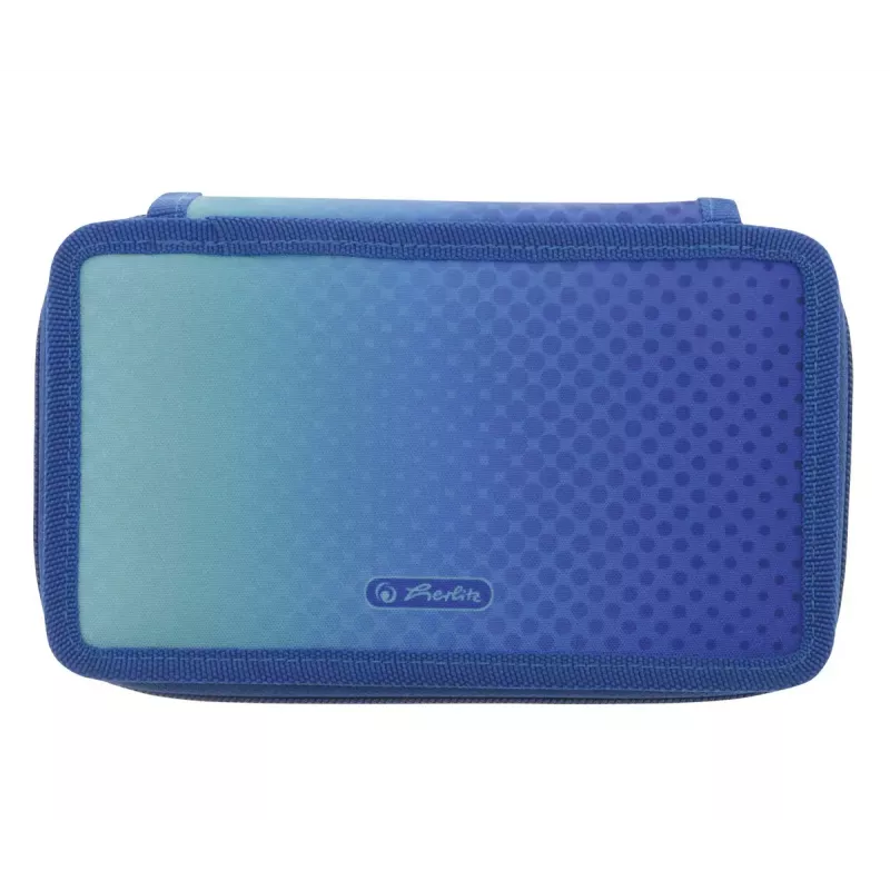 Herlitz TriCase Dip Dye 31-tlg. Blau Türkis Polyester 190x115x70 mm
