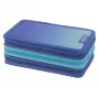 Herlitz TriCase Dip Dye 31-tlg. Blau Türkis Polyester 190x115x70 mm