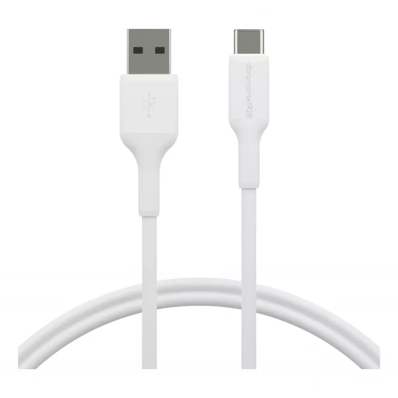 dbramante1928 re-charge – Kabel 1m USB-A auf USB-C – W, 1 m, USB A, USB C, USB 2.0, 0,48 Gbit/s, Weiß