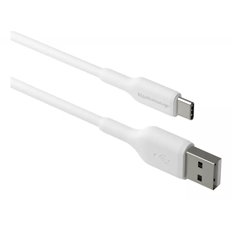 dbramante1928 re-charge – Kabel 1m USB-A auf USB-C – W, 1 m, USB A, USB C, USB 2.0, 0,48 Gbit/s, Weiß