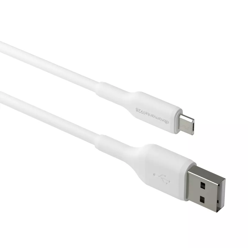 dbramante1928 re-charge – Kabel 1m USB-A – Micro-USB – W, 1 m, USB A, Micro-USB A, USB 2.0, 0,48 Gbit/s, Weiß