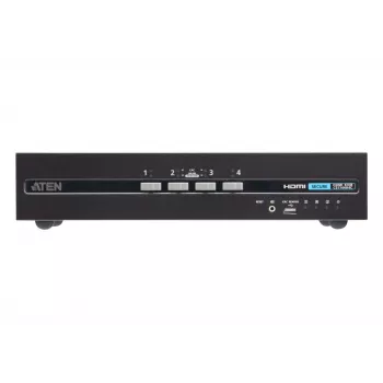 KVM-Switch ATEN 4-Port USB HDMI Dual Display Secure mit CAC (4 Computer, 4K UHD 3840×2160)