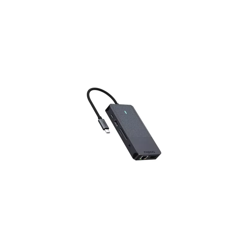 Rapoo UCM-2005 Schnittstellenkarten/Adapter 3,5 mm DisplayPort HDMI RJ-45 USB 3.2 Gen 1 USB Type-C