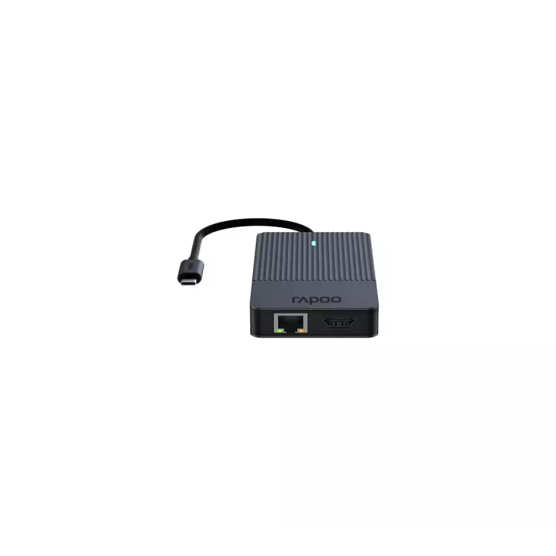 Rapoo UCM-2005 Schnittstellenkarten/Adapter 3,5 mm DisplayPort HDMI RJ-45 USB 3.2 Gen 1 USB Type-C