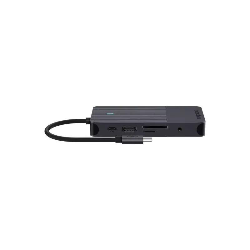 Rapoo UCM-2005 Schnittstellenkarten/Adapter 3,5 mm DisplayPort HDMI RJ-45 USB 3.2 Gen 1 USB Type-C