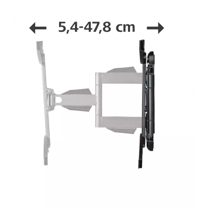 Hama TV-Wandhalterung, schwenkbar, neigbar, ausziehbar, 191 cm (75) bis 45 kg