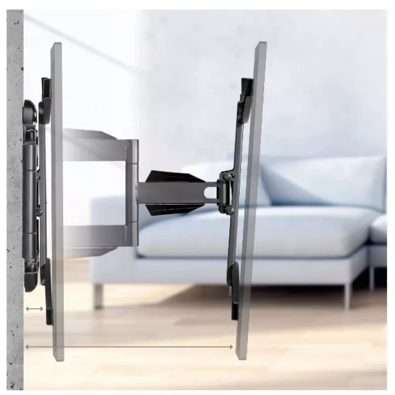 Hama TV-Wandhalterung, schwenkbar, neigbar, ausziehbar, 191 cm (75) bis 45 kg