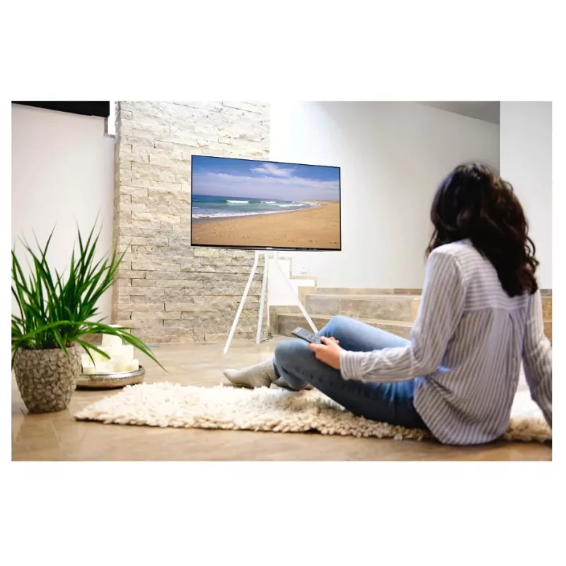 Hama 00220871 TV-Ständer/Halterung 190,5 cm (75 Zoll) Weiß