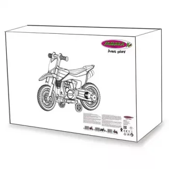 Aufsitzmotorrad Jamara Power Bike Batteriebetrieben 4 Räder