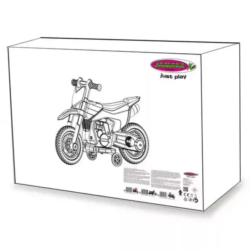 Aufsitzmotorrad Jamara Power Bike Batteriebetrieben 4 Räder