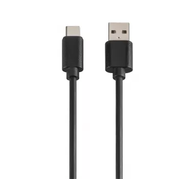 USB-Kabel Hama 00200907 USB 2.0 0,9 m USB C USB A Schwarz