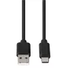 USB-Kabel Hama 00200907 USB 2.0 0,9 m USB C USB A Schwarz