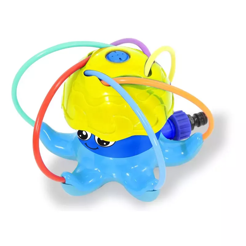 Wasserspiel-Sprinkler Jamara Mc Fizz Oktopus Rund Blau Gelb 3+ Jahre