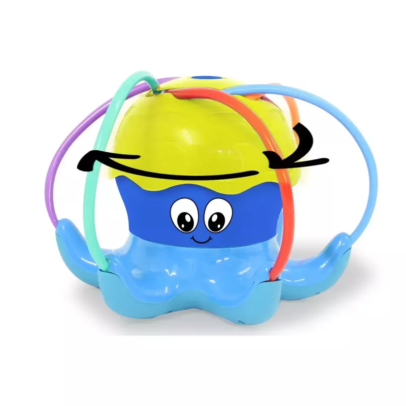 Wasserspiel-Sprinkler Jamara Mc Fizz Oktopus Rund Blau Gelb 3+ Jahre