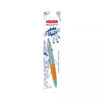 Clip-on Kugelschreiber mit Einziehmechanismus Herlitz my.pen Blau