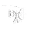 Equip 23 Zoll–55 Zoll Vollbewegliche TV-Wandhalterung