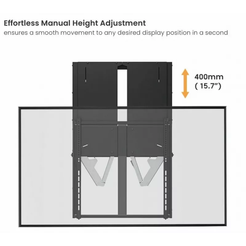 Equip 60 Zoll-100 Zoll interaktive Auf-Ab-TV-Wandhalterung