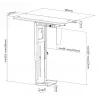 Untertisch-CPU-Halterung Equip 650892