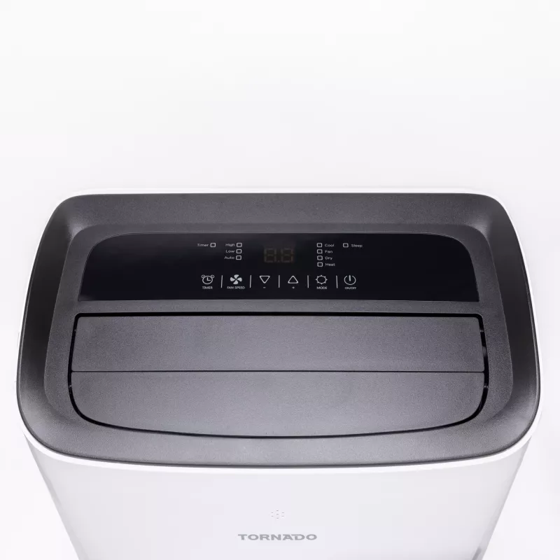 TORNADO TPYAB-09ABG | 9.000 BTU (2,64 kW) Tragbare Klimaanlage & Wärmepumpe, WLAN