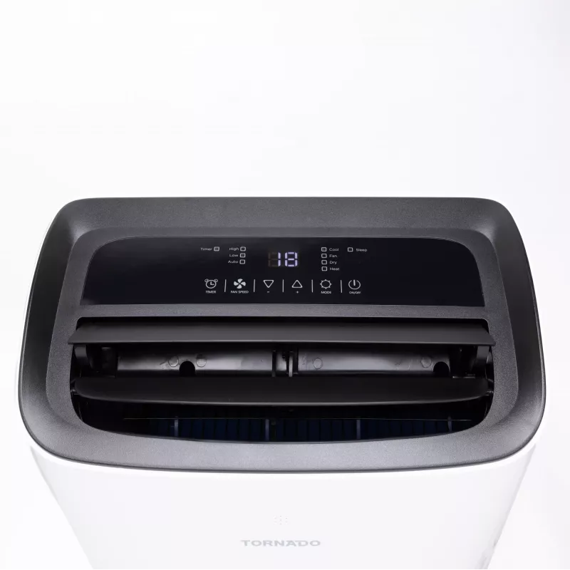 TORNADO TPYAB-09ABG | 9.000 BTU (2,64 kW) Tragbare Klimaanlage & Wärmepumpe, WLAN