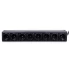 Lindy 73025 Stromverteilungseinheit (PDU) 8 AC Ausgänge 1.5U Schwarz