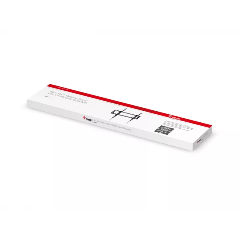 Equip 60 Zoll-120 Zoll Schwerlast-Neigungs-TV-Wandhalterung Maximale Tragfähigkeit 120 kg Mindestbildschirmgröße 60 Zoll Maximale Bildschirmgröße 120 Zoll